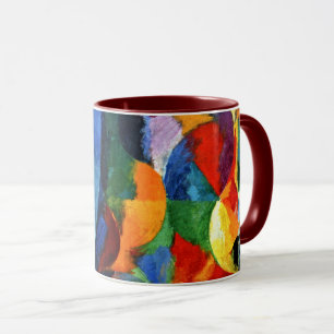 Caneca Delaunay - Formas Circulares, Sol, Lua
