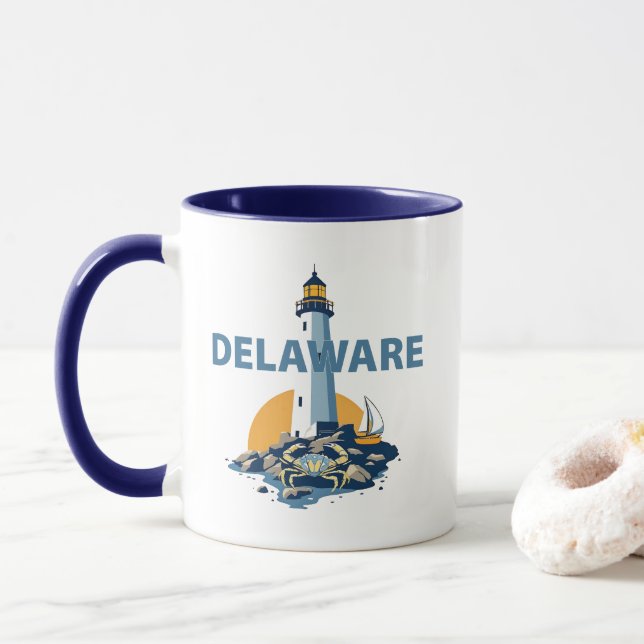 Caneca Delaware, EUA (Com Donut)