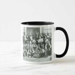 Caneca Delegação indiana de líderes de Sioux em