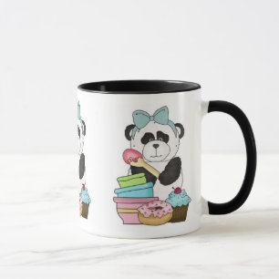 Caneca Deleites do doce do urso de panda