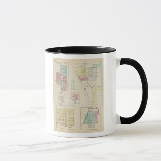 Caneca Delfos, Bennington, Ada, Verdi, Niles, Kansas (Direita)