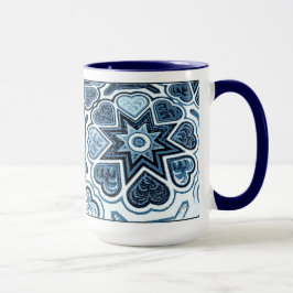 Caneca Delft Blue Heart Mug