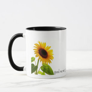 Caneca Delícia de girassol ouro