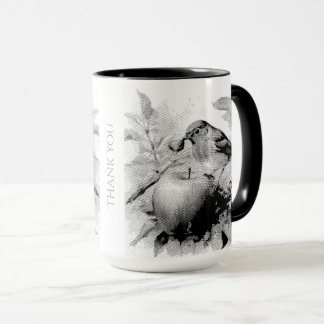 Caneca Delícia de Pássaro e Maçã Caprichosa