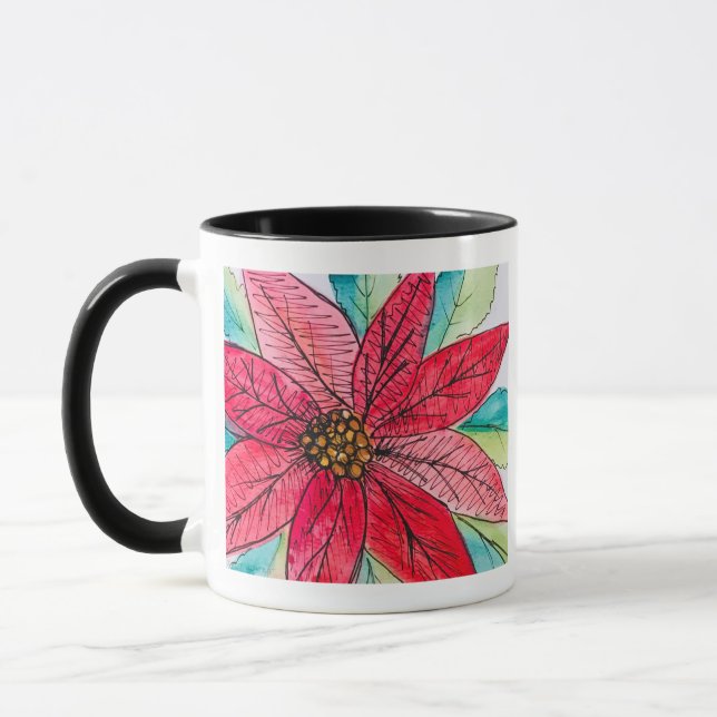 Caneca Delícia de Poinsettia (Esquerda)