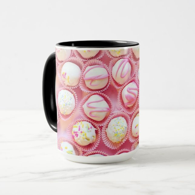 Caneca Delícias do cupcake (Frente Esquerda)