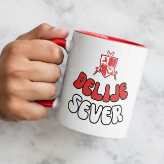 Caneca Delije do Norte Torcedores Estrela Vermelha