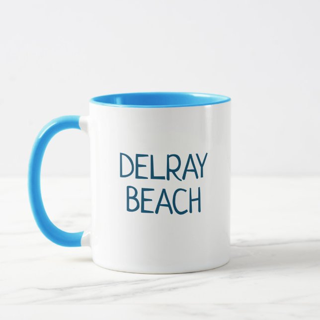 Caneca Delray Beach Flórida Café Mug (Esquerda)