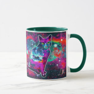 Caneca Delta de Gato Cósmico