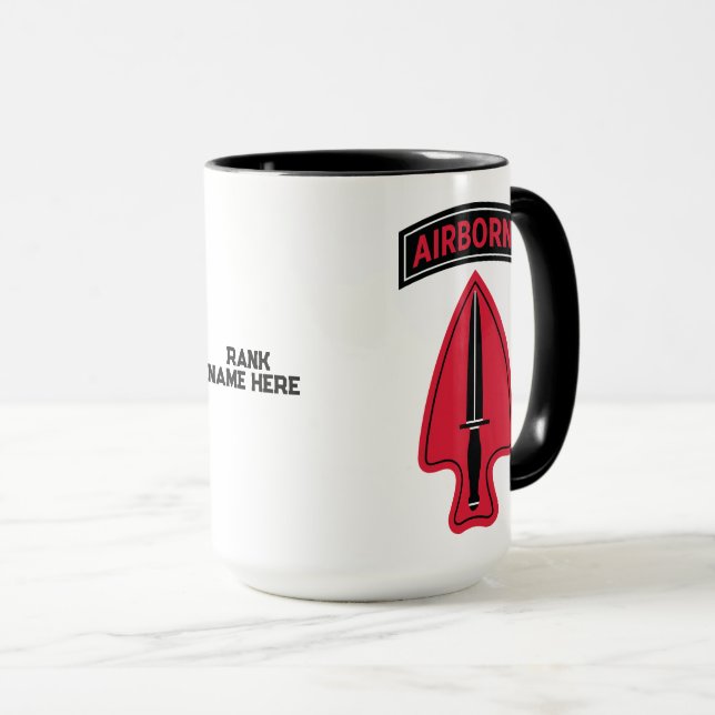 Caneca Delta Operacional das Forças Especiais de 1rua (Frente Esquerda)