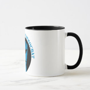 Caneca democrata blooded azul