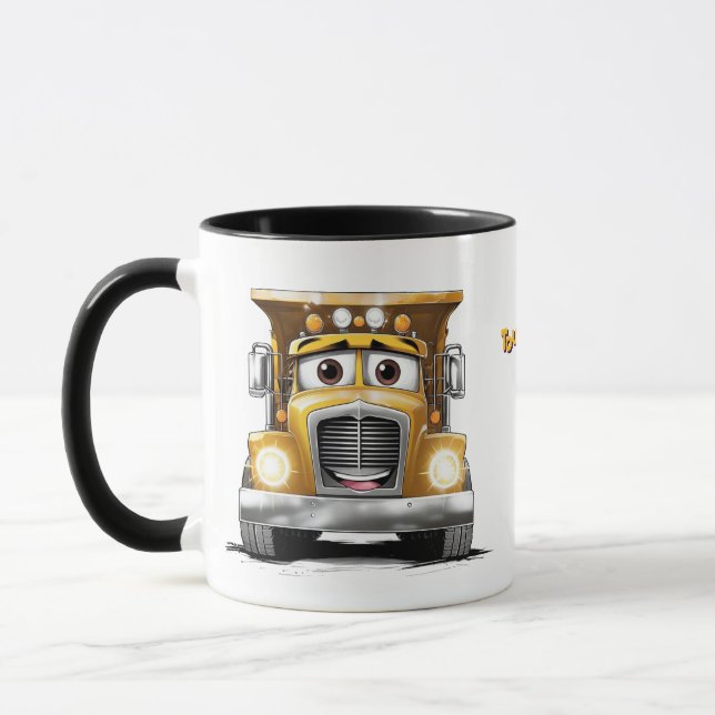 Caneca Denny o Caminhão de Lixo (Esquerda)