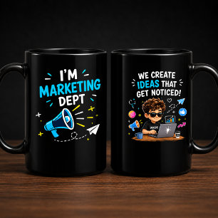Caneca Departamento de Marketing Equipe Divertida de Es