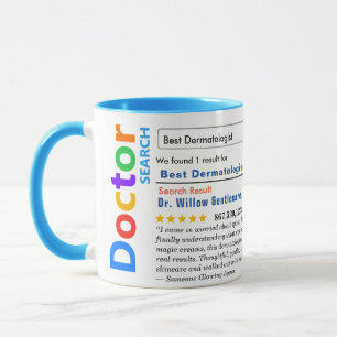 Caneca Dermatologista Especialista Engraçado Personalizad
