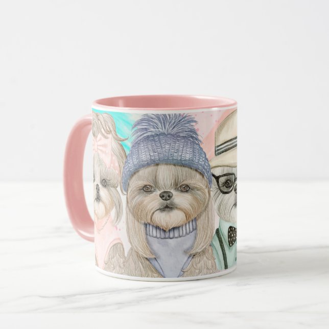 Caneca Derpy Shih Tzu (Frente Esquerda)