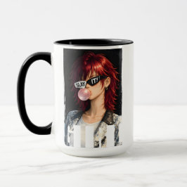 Caneca DERROTE ISSO! – Coleção Rebelde de Chiclete