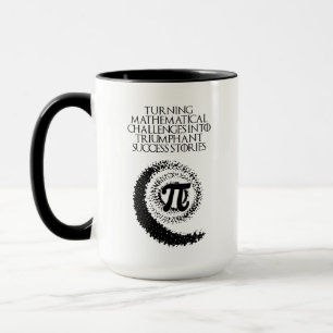 Caneca Desafios Matemáticos Histórias de Sucesso Triunfan