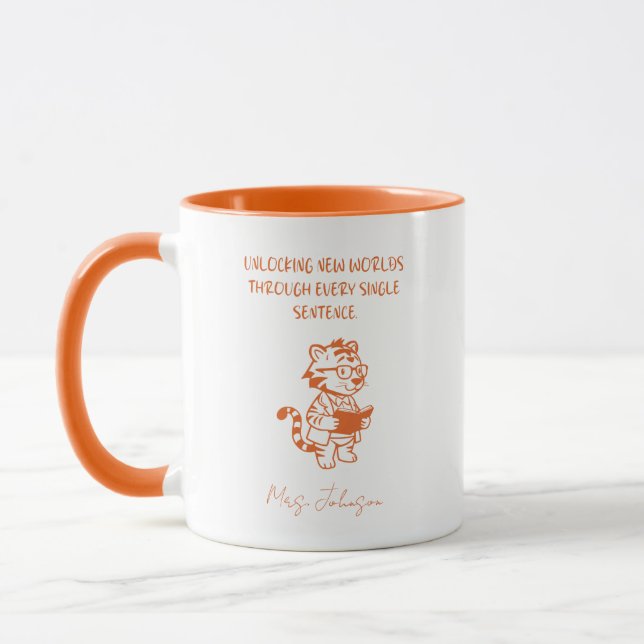 Caneca Desbloqueando Novos Mundos Leitor de Cada Sentença (Esquerda)