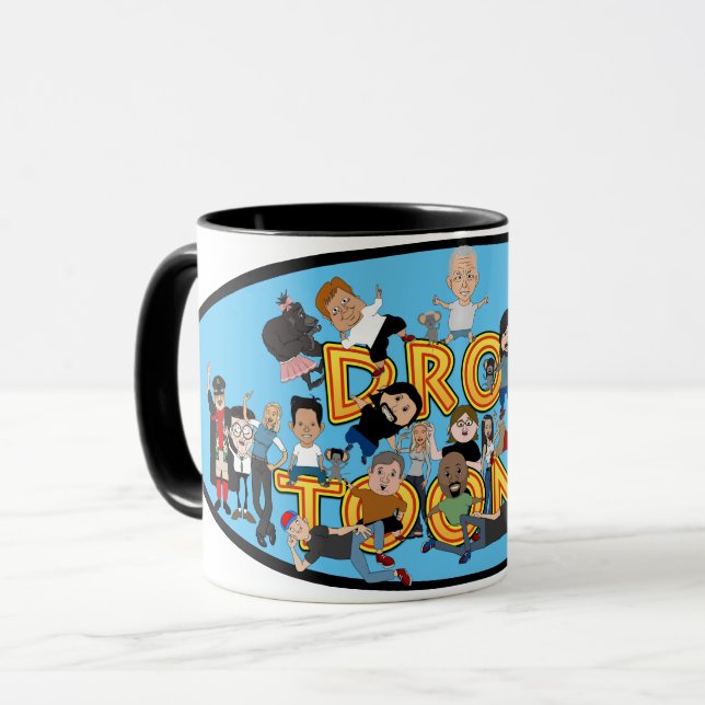 Caneca Descartar Caracteres de Toons Mug (Frente Esquerda)