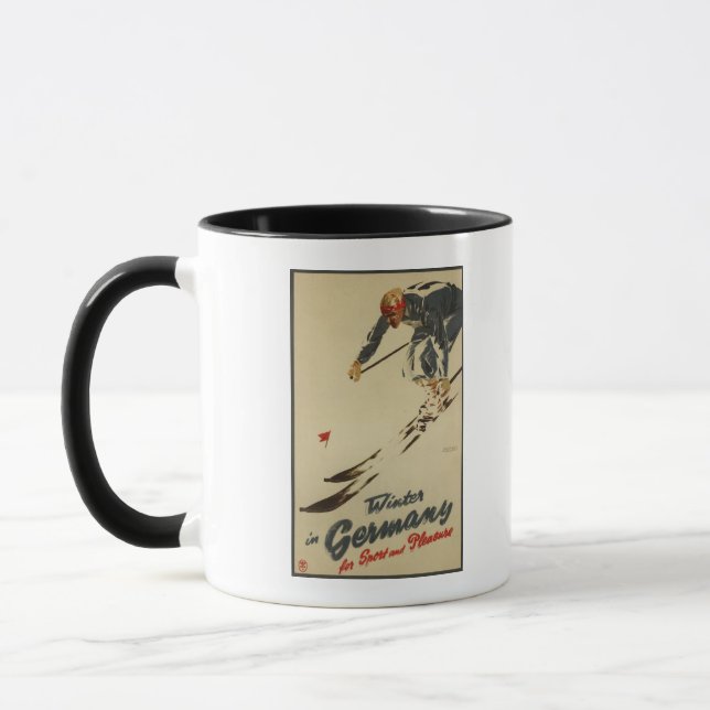 Caneca Descida Skier - Promoção do Esporte e do Prazer (Esquerda)