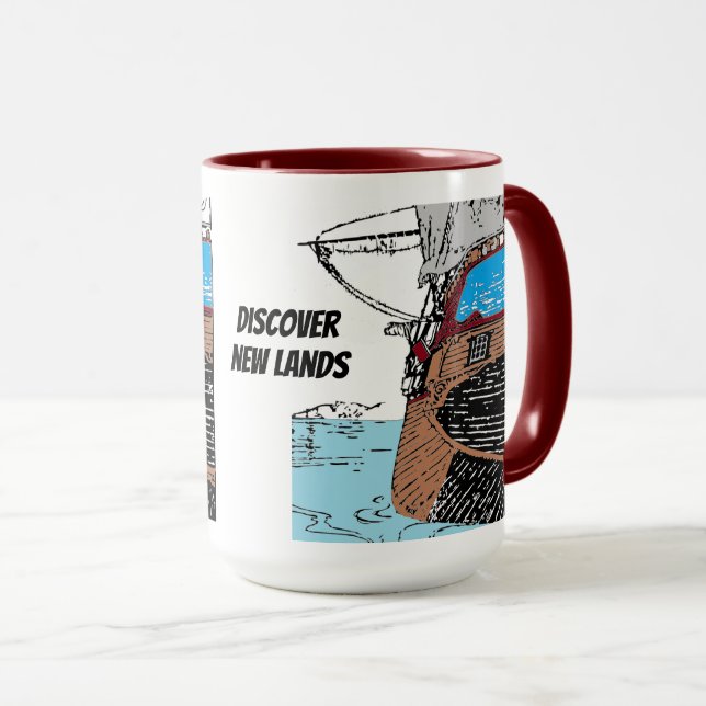 Caneca Descubra (Frente Esquerda)