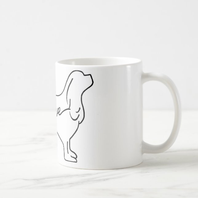 Caneca descuidado do amor (Direita)