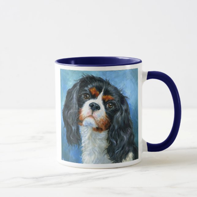 Caneca descuidado do Spaniel de rei Charles (Direita)