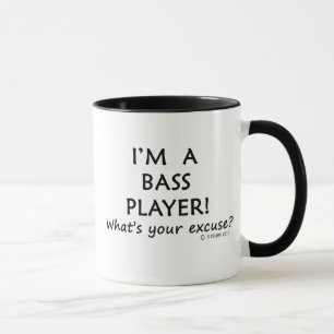 Caneca Desculpa do baixista