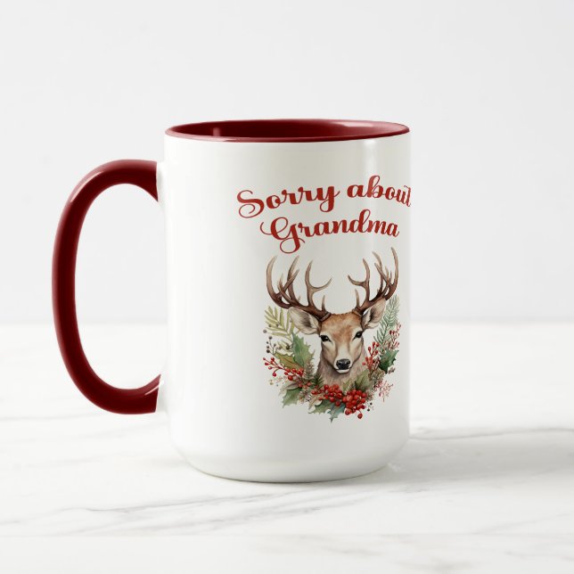 Caneca Desculpa, Vovó Mug (Esquerda)