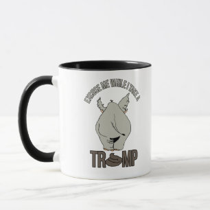 Caneca Desculpe-me enquanto tomo um Trump - Anti-Trump -
