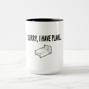 Caneca Desculpe, Tenho Planos