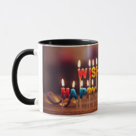 CANECA DESEJA QUE VOCÊ FELIZ ANIVERSÁRIO