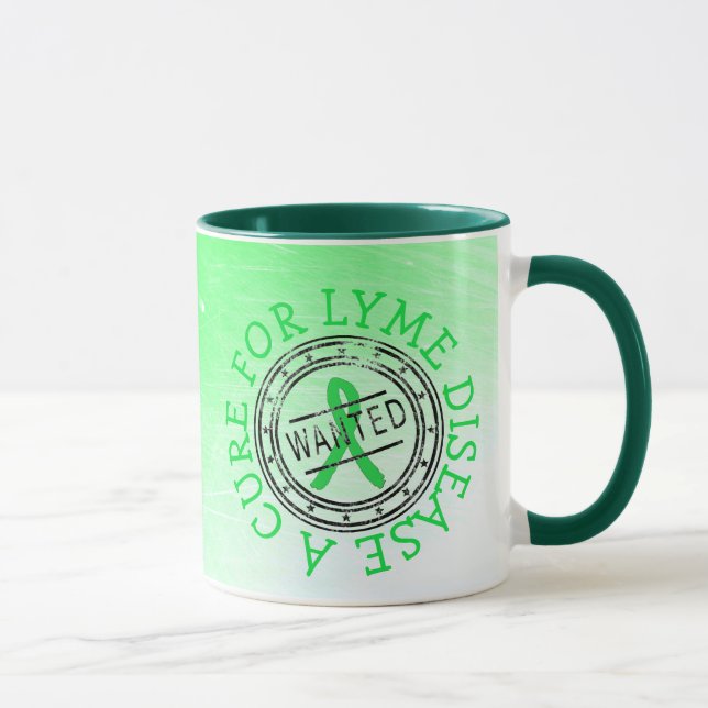 Caneca Desejado: Uma cura para a doença de Lyme Coffee Mu (Direita)