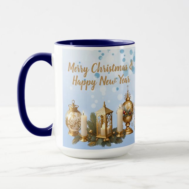 Caneca Desejo de Natal personalizável (Esquerda)