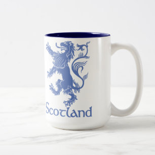 Caneca desenfreado do leão de Scotland, herança