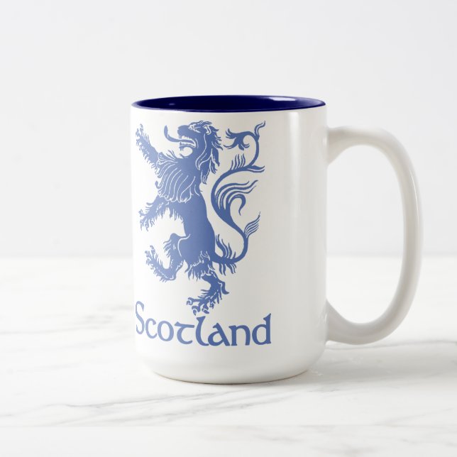 Caneca desenfreado do leão de Scotland, herança (Direita)
