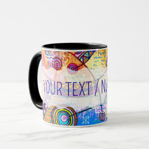 Caneca Desenhado à Mão por EDDArt - Escala de Sonho 1