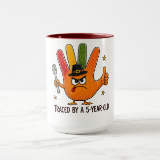 Caneca Desenhado à mão por uma criança de 5 anos Peru do
