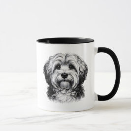 Caneca Desenhando Cão Havanês