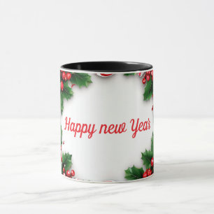 Caneca desenho de férias de Natal