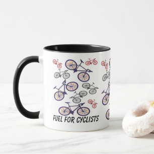 Caneca Desenho de Impressão de Bicicleta