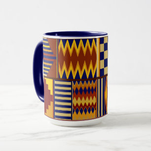 Caneca desenho de tapete de oração Kilim