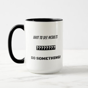 Caneca desenho de texto motivacional