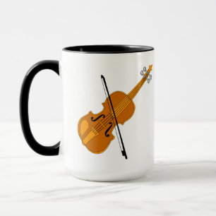 Caneca Desenho de Violino