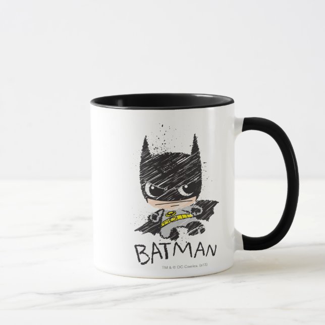 Caneca Desenho do Mini Clássico Batman (Direita)