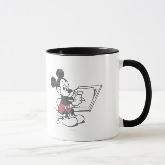 Caneca Desenho do Vintage Mickey