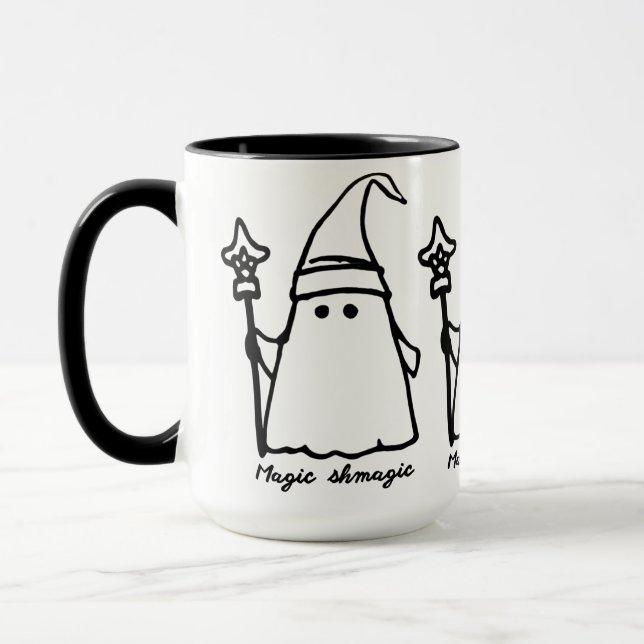 Caneca Desenho Mágico de Desenho do Fantasma do Assistent (Esquerda)