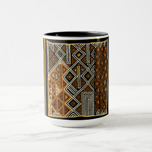 Caneca Desenho Tribal Africano Kuba