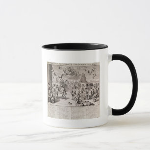 Caneca Desenhos animados que satirizam a experiência