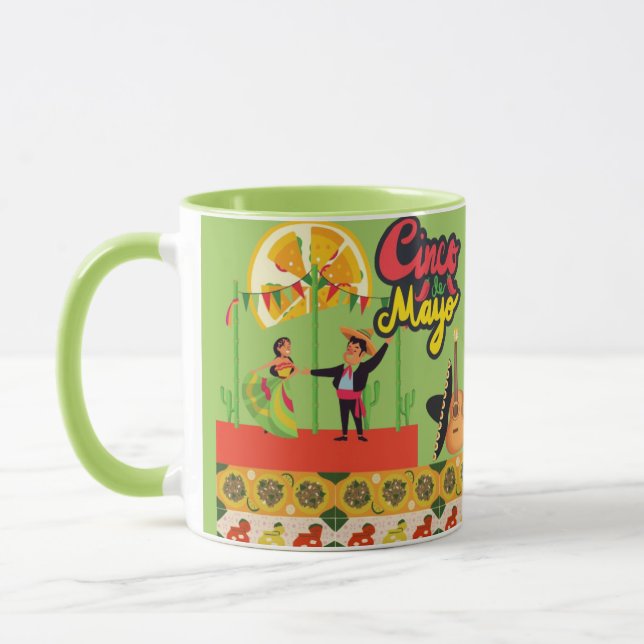 Caneca Desert Bloom Fiesta lime (Esquerda)